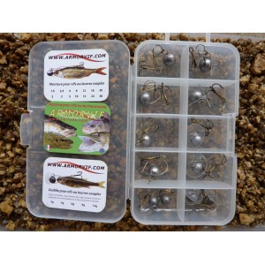Boite m&eacute;lange 12 montures carnassiers