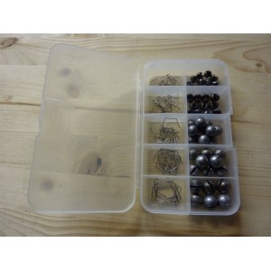 Boite 44 agrafes N&deg; 1 &agrave; 5 plus chevrotines