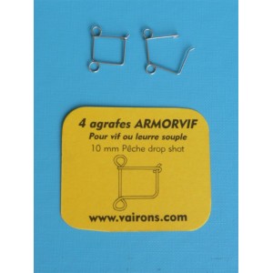 4 Agrafes 10 mm
