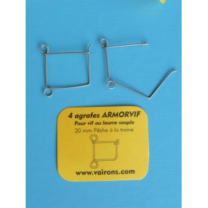 4 Agrafes 20 mm
